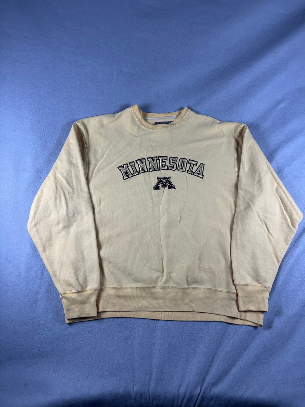 Champion Reverse Weave Sweatshirt Mens XL Yellow Minnesota Golden Gophers Sports